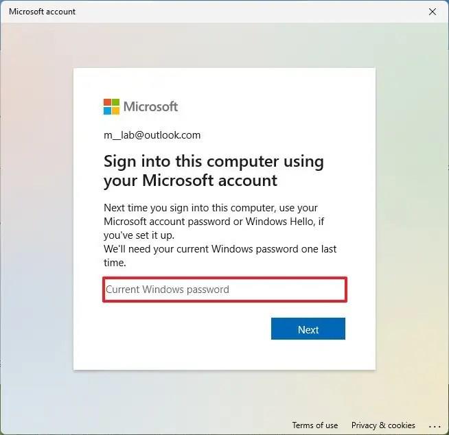 How to fix remote login problem with Microsoft account on Windows 11