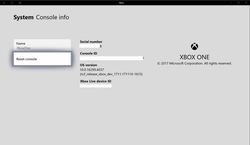How to reset any Xbox One to factory defaults settings