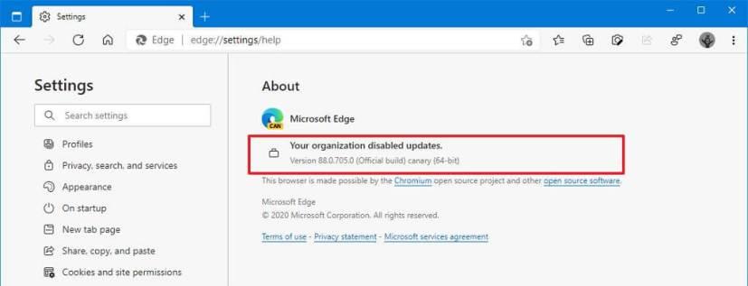 How to rollback previous version of Microsoft Edge