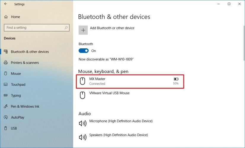 How to check Bluetooth battery level on Windows 10