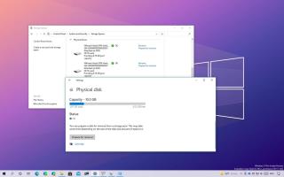 كيفية إزالة محرك الأقراص من التجمع في مساحات التخزين على نظام التشغيل Windows 10