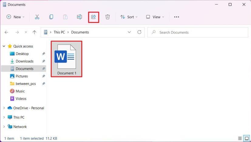 How to share files on Windows 11