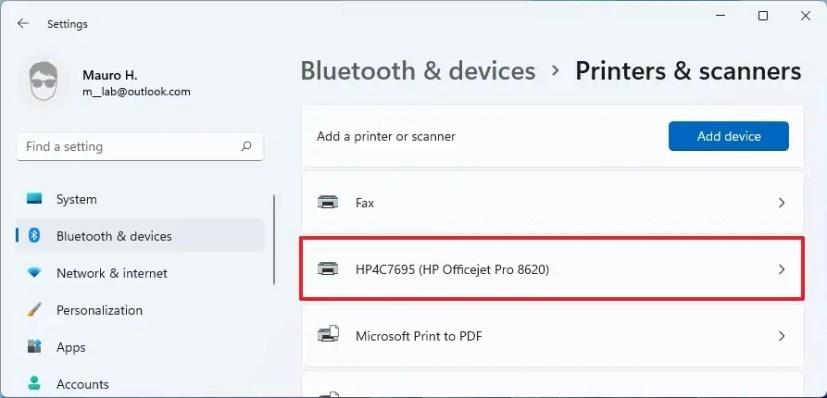 How to install wireless printer on Windows 11