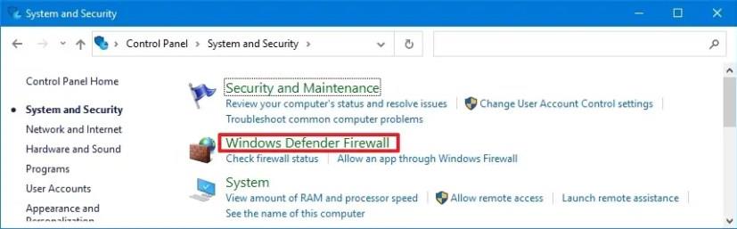 How to disable firewall on Windows 10