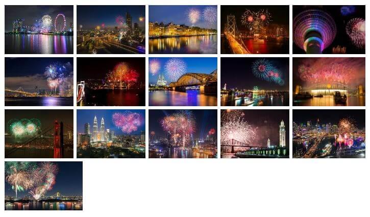 FIREWORKS ON NEW YEAR’S THEME FOR WINDOWS 10 (DOWNLOAD)
