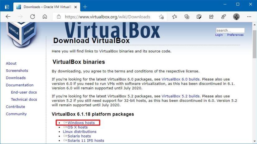 How to install VirtualBox on Windows 10