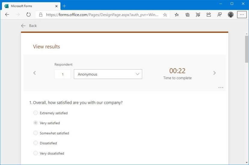 How to create survey with Microsoft Forms