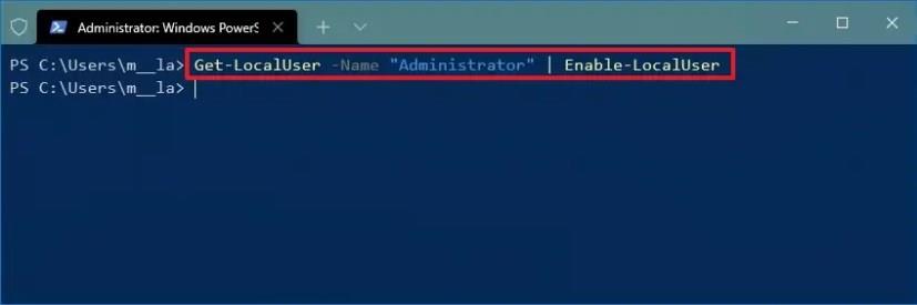 How to enable Administrator account on Windows 10
