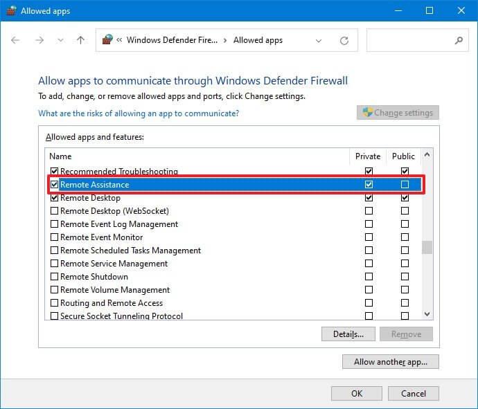 How to allow apps through firewall on Windows 10