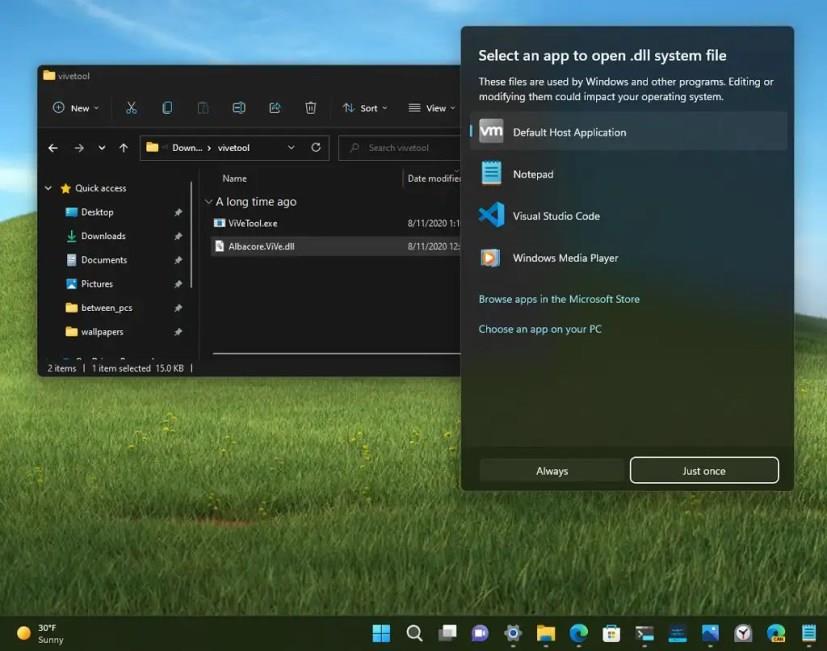 Windows 11 to get new ‘Open With’ UI to pick app for file extension