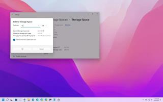 Como estender o volume em Espaços de Armazenamento no Windows 11