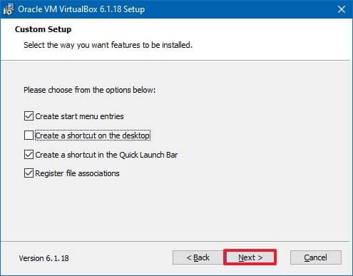 How to install VirtualBox on Windows 10