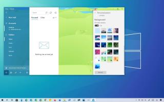วิธีเปลี่ยนภาพพื้นหลังของแอป Mail ใน Windows 10