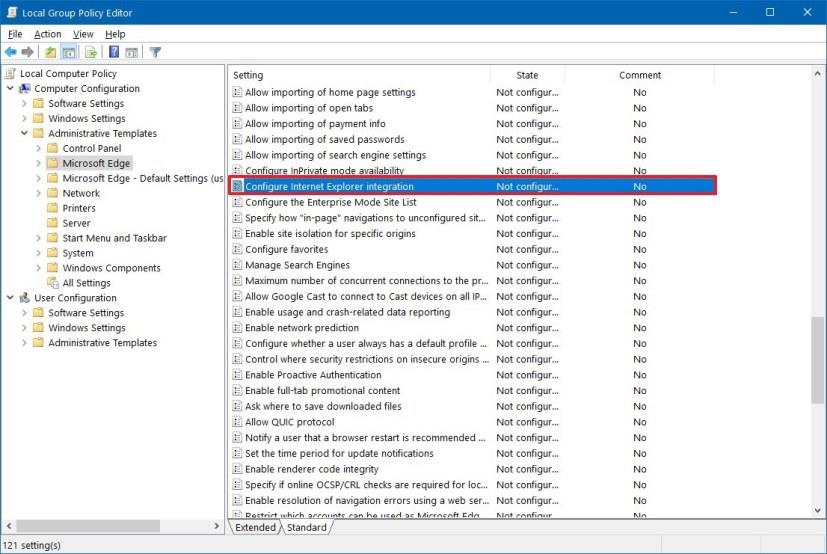 How to enable IE Mode on Microsoft Edge