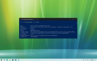 Windows 10 で PowerShell を使用してインストール済みのアプリを表示する方法