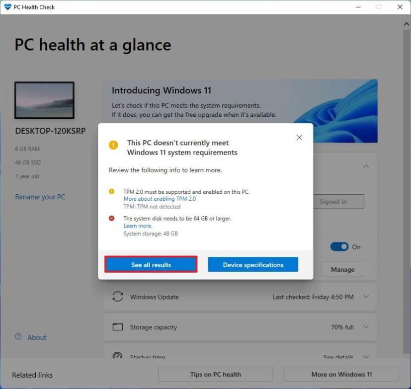 How to check PC compatibility to run Windows 11