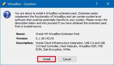 How to install VirtualBox on Windows 10