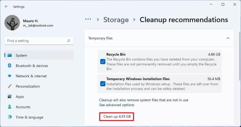 How to free up space on Windows 11