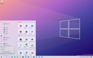 Windows 10 21H2 para obter nova opção de energia, isolamento de driver, processo taskbar.dll