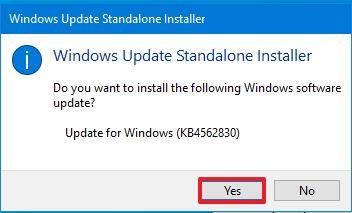 How to install Windows 10 20H2 manually with enablement package KB4562830