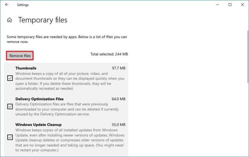 How to remove temporary files on Windows 10