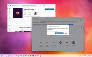 Mozilla Firefox na Microsoft Store para Windows 11