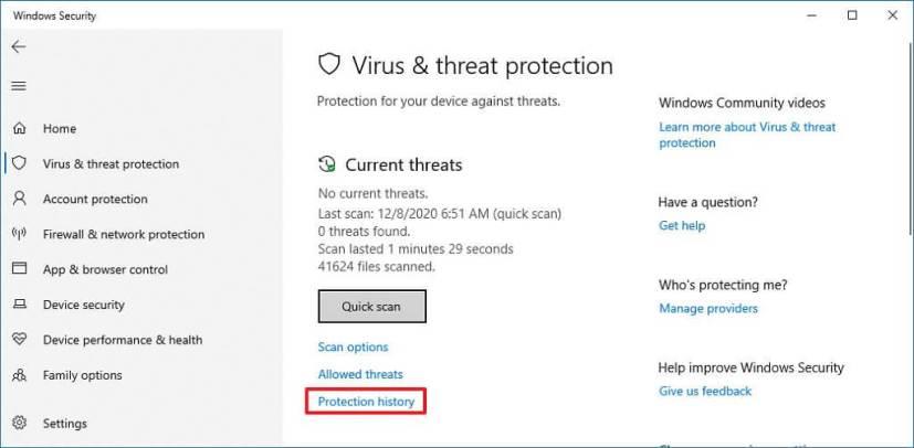 How to allow blocked file or app on Microsoft Defender Antivirus