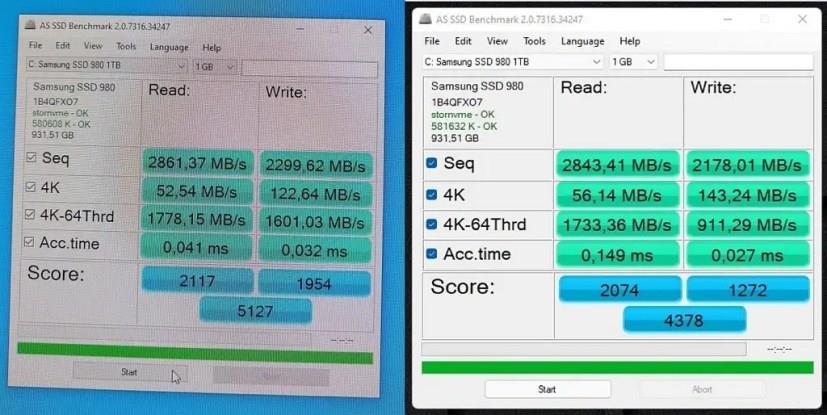 Windows 11 causes slow performance on NVMe SSDs
