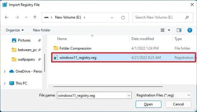 How to backup Registry on Windows 11