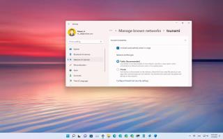 Comment changer le type de profil réseau sur Windows 11