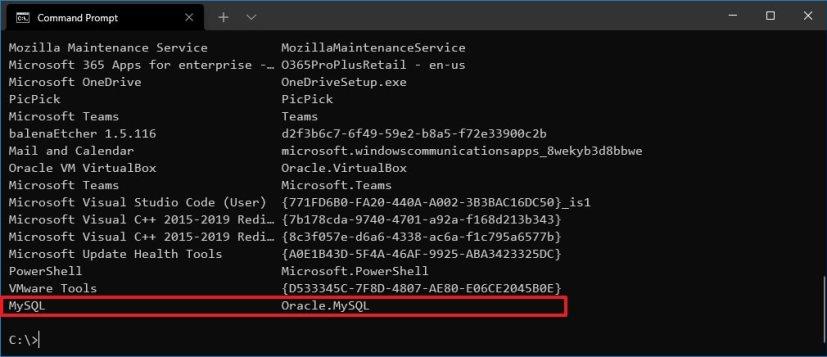 How to install MySQL quickly with winget command on Windows 10