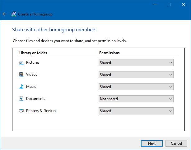 How to set up network file sharing on Windows 10