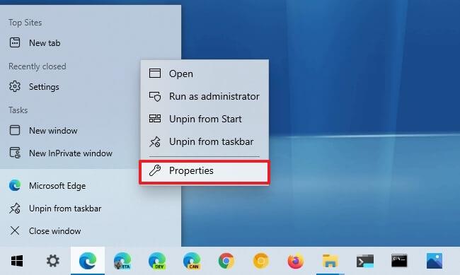 How to always open Microsoft Edge InPrivate mode on Windows 10