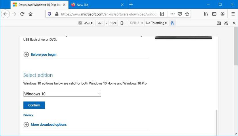 Windows 10 20H2 ISO file direct download without Media Creation Tool