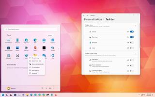 Bagaimana untuk menyesuaikan Taskbar pada Windows 11