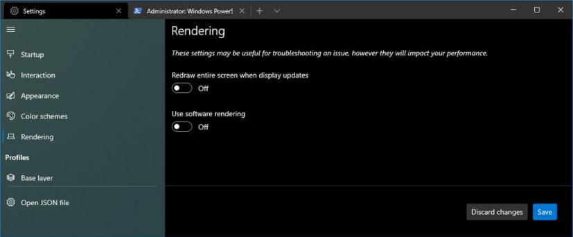 WINDOWS TERMINAL NEW SETTINGS UI CLOSER LOOK