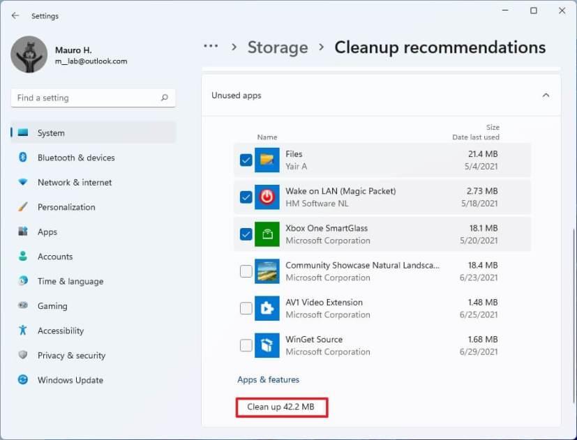 How to use Cleanup Recommendations on Windows 11
