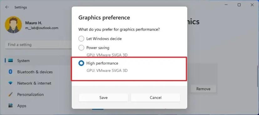 How to set default GPU for apps on Windows 11