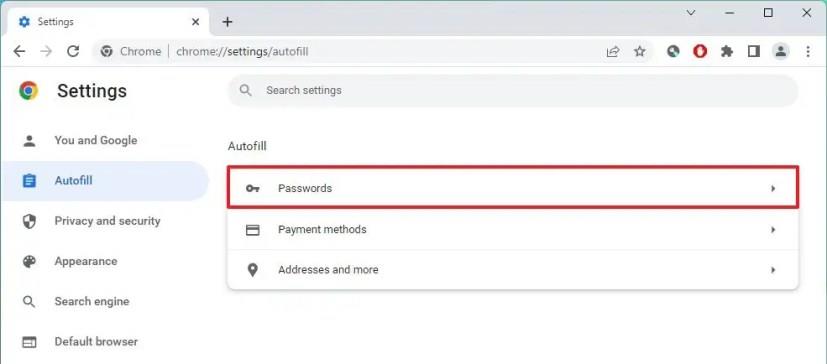 How to delete autofill entries on Google Chrome