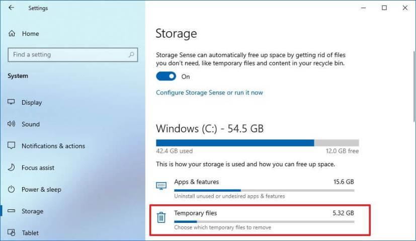 How to remove temporary files on Windows 10