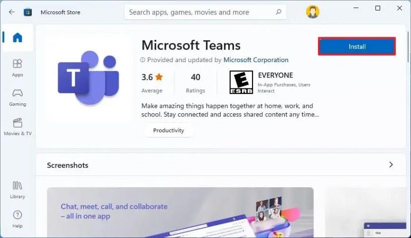 How to install Microsoft Teams on Windows 10