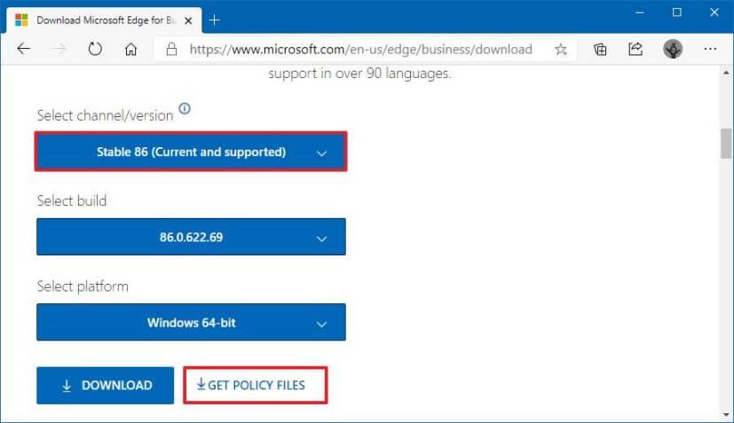 How to rollback previous version of Microsoft Edge