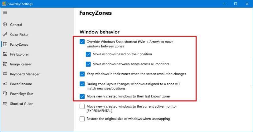 How to manage windows with PowerToys FancyZones on Windows 10