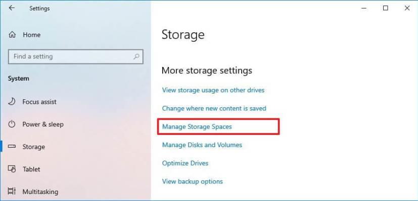 How to delete pool in Storage Spaces on Windows 10