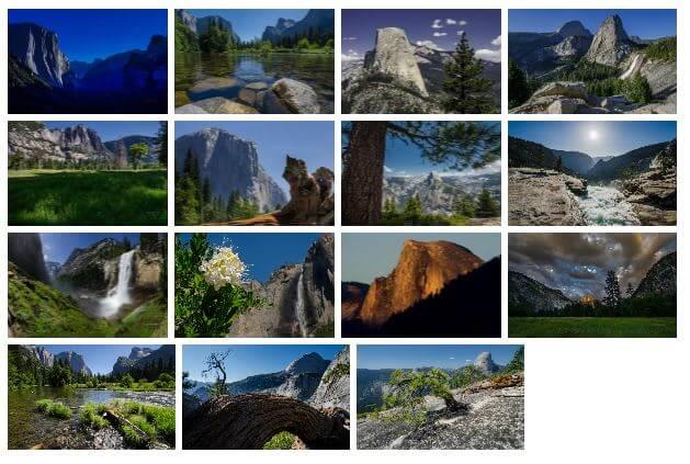 SCENES FROM YOSEMITE BY INGO SCHOLTES THEME FOR WINDOWS 10 (DOWNLOAD)