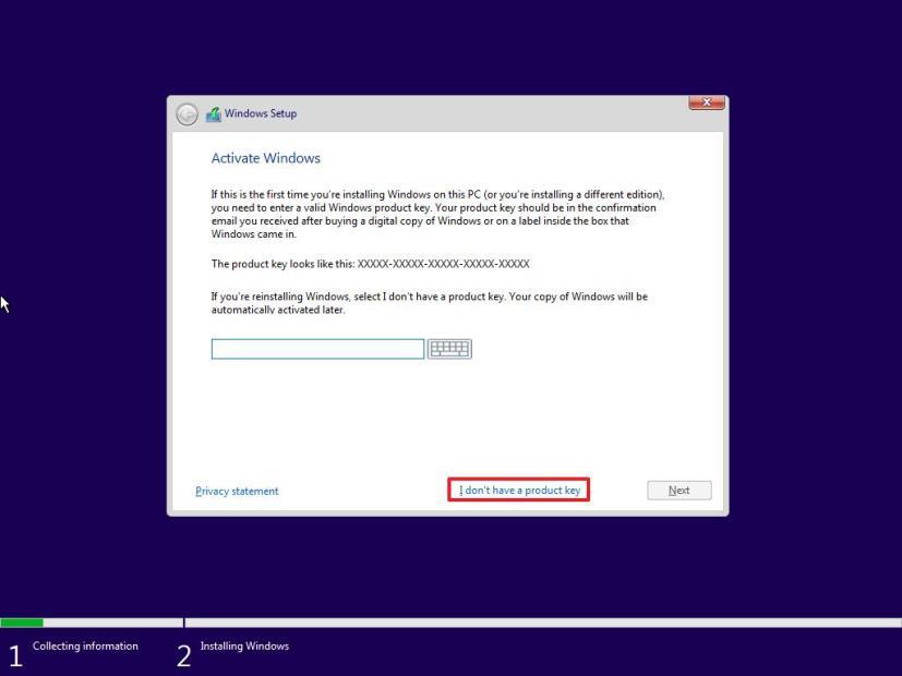 How to create custom partition to install Windows 10