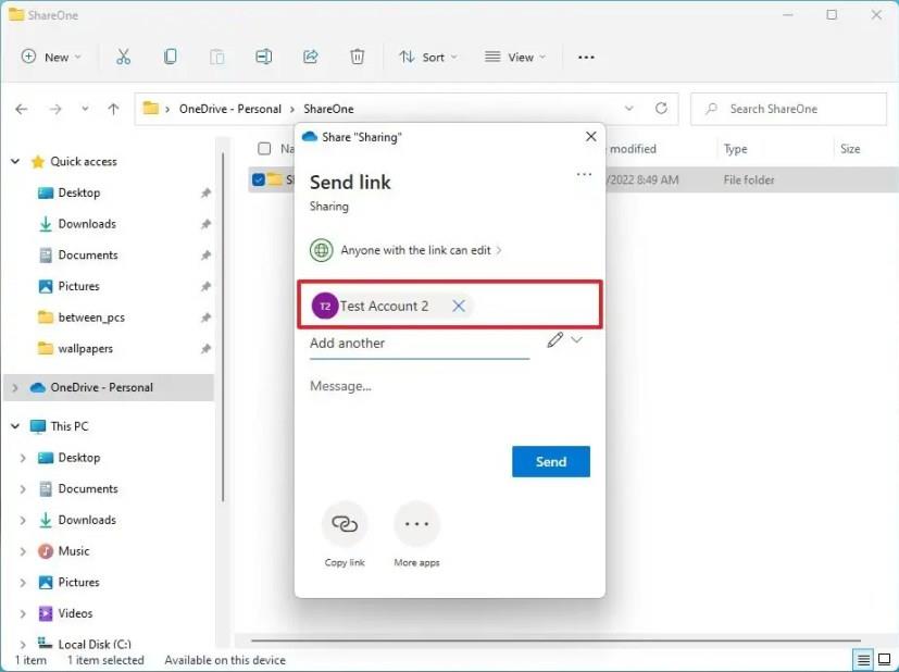 How to share files on Windows 11