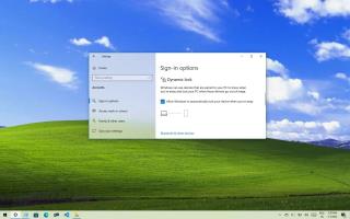 Cách thiết lập Khóa động trên Windows 10