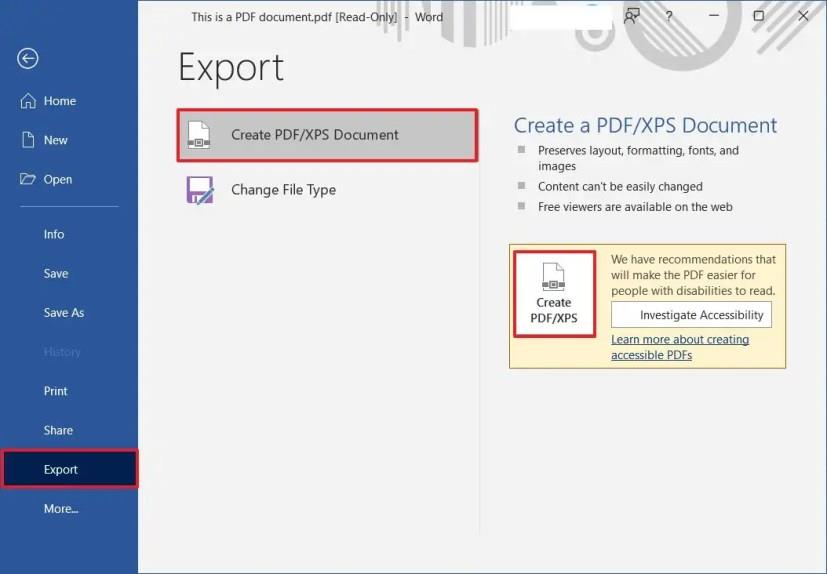 How to password protect PDF documents on Microsoft Word