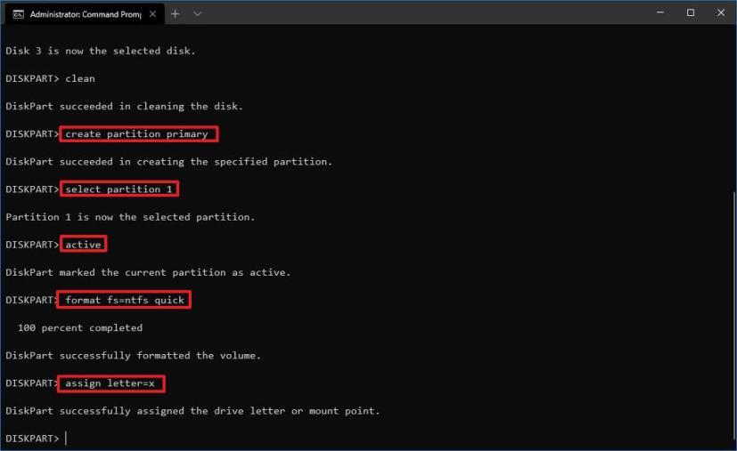 How to create Windows 10 bootable USB with Command Prompt